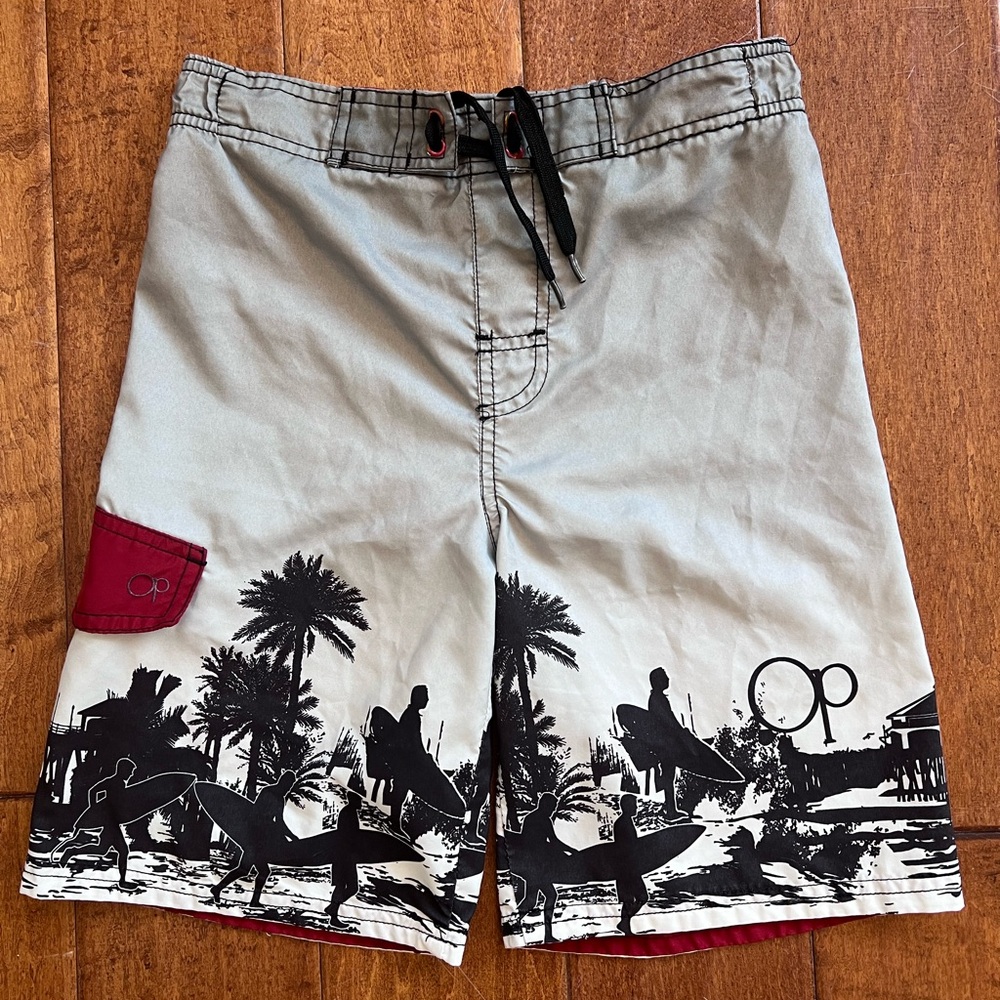 OP Boys Swim Board Shorts Pier Surfers